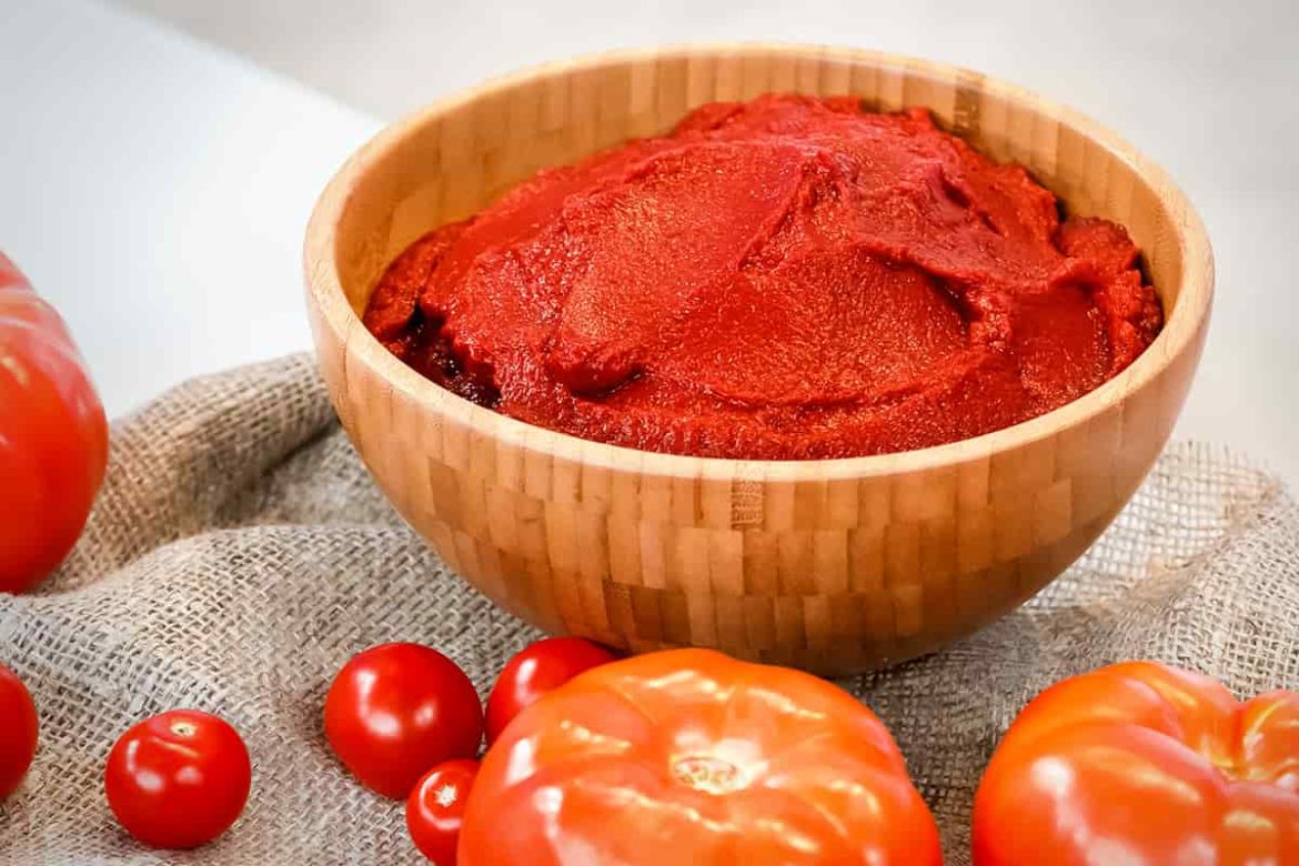 Checking unsalted tomato paste vs pure tomato paste usage